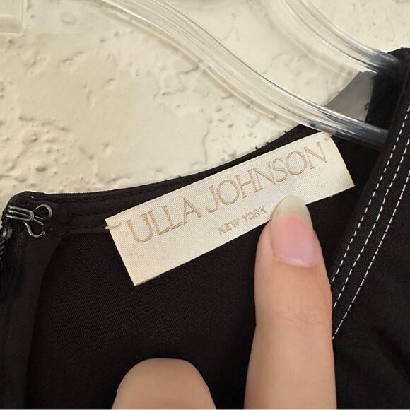 Ulla Johnson Lille Ruffle Maxi Black Dress 6 - Picture 4 of 7